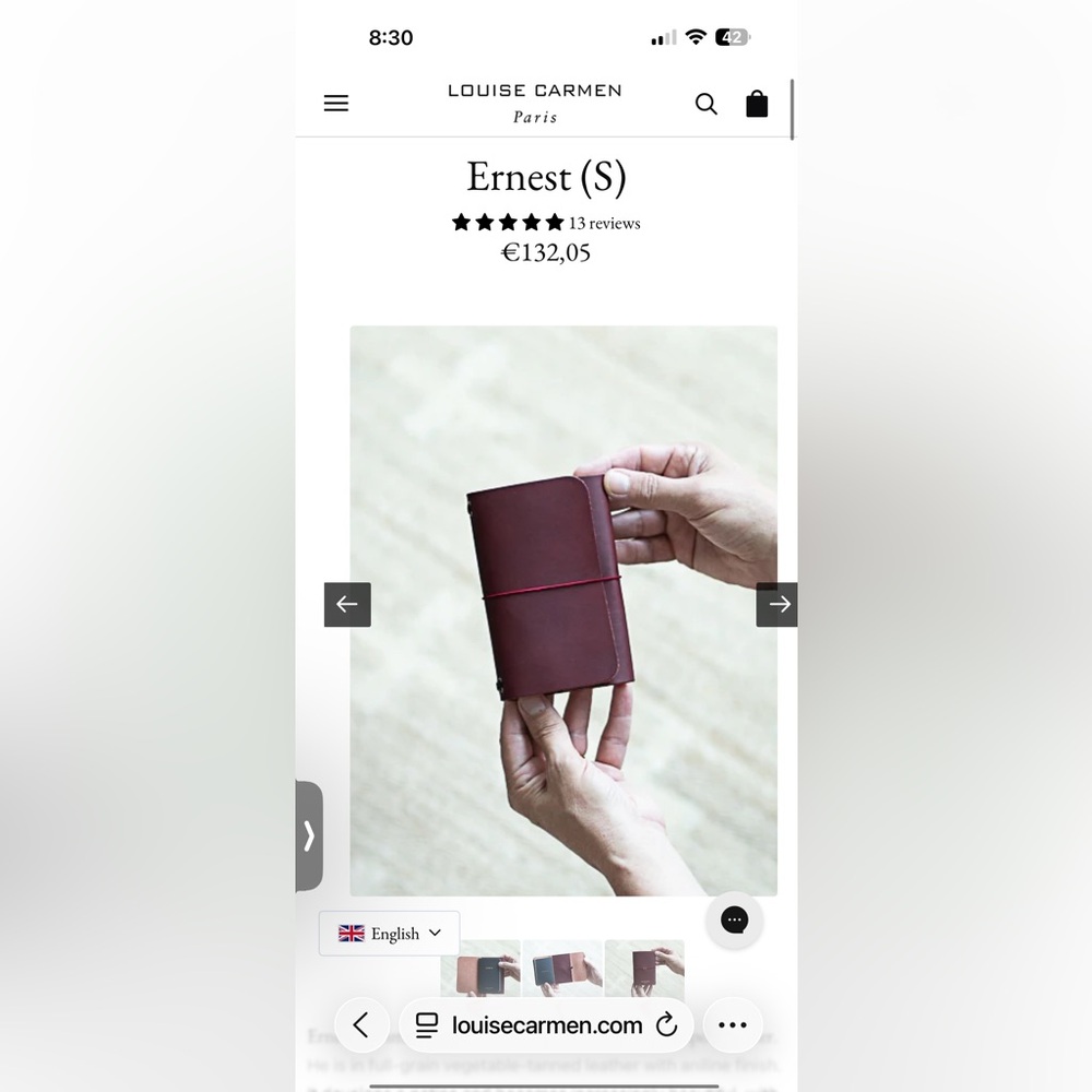 Louise Carmen Ernest in Plum